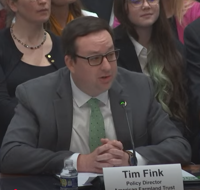 AFT Testifies on Agricultural Conservation Easements to House Agriculture Subcommittee on Conservation, Research, and Biotechnology