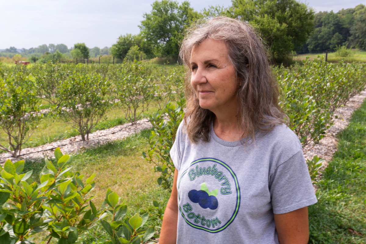 Two-Time Cancer Survivor Kim Andersen Runs the Only Certified Organic You-Pick Blueberry Farm in Iowa