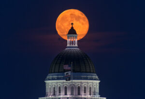 moon over capitol