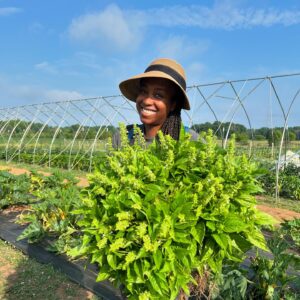 Saphan Pickett, farmer and owner of Grow Folk Urban Farmhouse. 