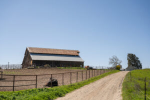 A barn in California